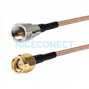 Lote de conector de antena enchufe macho FME macho a SMA cable coaxial coleta RG316 - Imagen 1 de 3