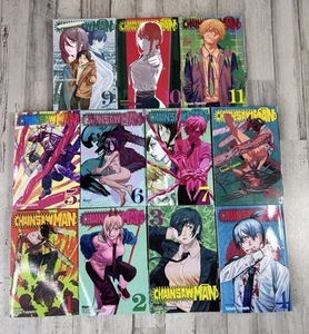 Chainsaw Man Manga Buch Set Manga Band 1-11, 1 2 3 4 5 6 7 8 9 10 11 - Bild 1 von 20