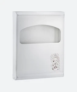 Dispenser Igienico per Carta Copriwater Bianco MarPlast | Distributore 200 fogli - Imagen 1 de 1