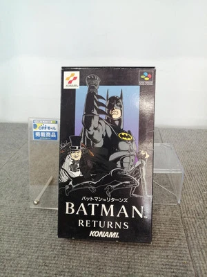 BATMAN RETURNS box manual KONAMI - Image 1 of 4