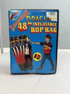 Vintage Dracula Inflatable Bop Bag 48" RARE 1986 Imperial Toys - Bild 1 von 10