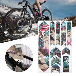 Enlee Mountain Bike Frame AntiScratch Waterproof Protective Sticker Paster Guard - Picture 1 of 12