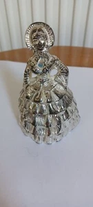 Vintage hand-bell, in the shape of a 'Crinoline Lady' - Picture 1 of 5