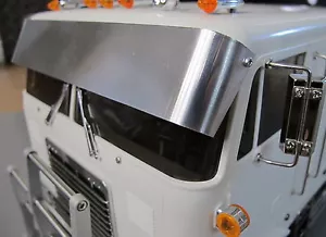 Tamiya RC 1/14 Globeliner Semi Truck Windshield Drop Lowrider Sun Visor Plate - Picture 1 of 4