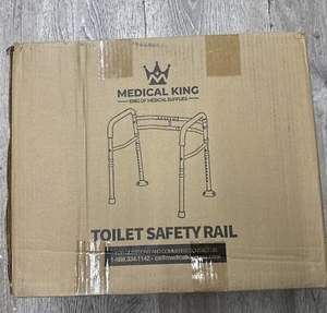 Medical king Toilet Safety Rail - Adjustable Detachable Toilet Safety Frame - Picture 1 of 2