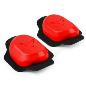 Holz Knieschleifer Holzschleifer Protektor 1 Paar rot Knee slider RACEFOXX - Picture 1 of 4