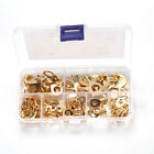 Copper Ring Terminals Block O Shaped Lugs Wire Crimp Connector Non-insulated Kit