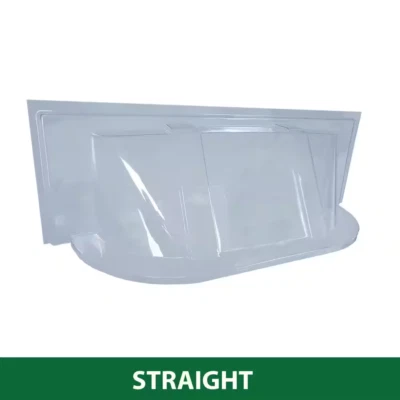 39 In. W X 13 In. D X 15 In. H Economy Straight Bubble Window Well Cover - Image 1 of 4