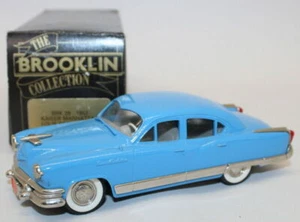 Brooklin 1/43 Scale Model Car BRK29 001 -1954 Kaiser Manhattan 4-Dr Sedan - Blue - Picture 1 of 5