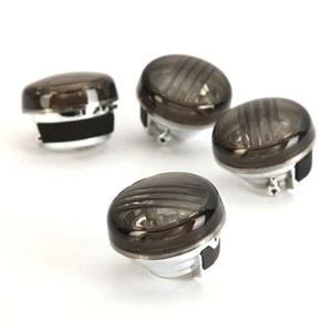 4x Lenti ABS Segnali di direzione fumo per Suzuki Boulevard M50 C50 VL800 Volusia M90 - Foto 1 di 9