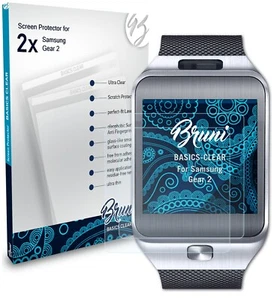 Bruni 2x Écran protecteur pour Samsung Gear 2 Protecteur d'écran - Photo 1 sur 4