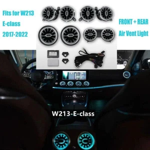 8PCS Ambient Light For Mercedes Benz E-Class W213 E300 E63S 2017-2022 AC Vent - Picture 1 of 24