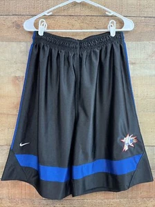 Pantalones Cortos de Baloncesto Negros Vintage Nike Team Bordados NBA Philadelphia 76ers - Imagen 1 de 4