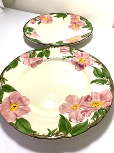 2 Vintage Franciscan Desert Rose luncheon Plates - Picture 1 of 3