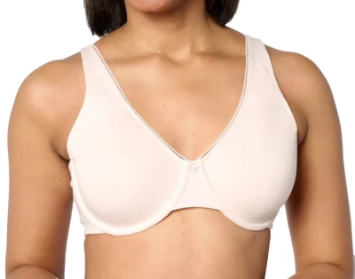 Breezies~Cotton Stretch Underwire Minimizer Bra~48B~A633128~No Padding   11725 - Image 1 of 3