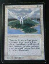 ISLAND SANCTUARY : MTG : BETA : 1993 : VERY GOOD/FINE : SEE PHOTO'S