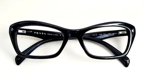 Prada Italy 1AB-101 Vintage Cateye Sunglasses Frame Only 381 - Picture 1 of 15