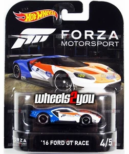Hot Wheels 16 FORD GT RACE Forza Motorsport - Retro Entertainment 1:64 DWJ92 - Picture 1 of 2