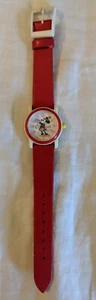 Lorus Disney Minnie Mouse Red Tone Quartz Analog Ladies Watch Plastic - Picture 1 of 4
