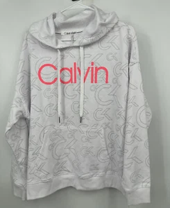Calvin Klein Women’s Performance Logo French Terry Hoodie Plus Size 1X $69.50 - Picture 1 of 4