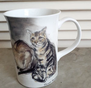 Taza Colección Royal Mail - GATOS - Puskas and Tigger - ELIZABETH BLACKADDER 1995 - Imagen 1 de 8