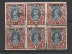 INDIAN STAMPS SURCHARGED PAKISTAN REMARKABLE COLLECTION