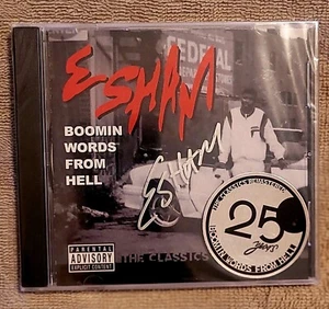 Esham "Boomin Words From Hell" New Sealed Cd! Detroit Acid Rap Natas AUTOGRAPHED - Picture 1 of 2