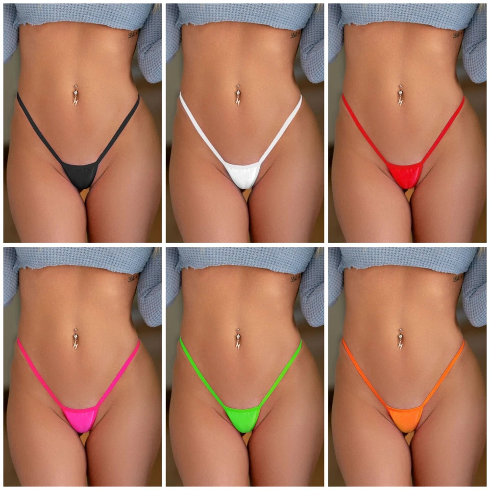 Extreme Micro G-String Tangas für Damen niedrige Leibhöhe mehrere Farben erhältlich - Bild 1 von 1