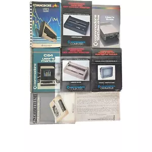 Vintage Commodore 64 C64 User Instruction Manual Guide Book Lot - Picture 1 of 1
