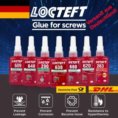 Schraubensicherung Gewindesicherung Schraubenkleber Dichtungsmittel 50 / 250ml - Bild 1 von 4