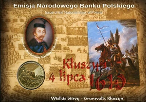 2 zlote 2010 -Polnischen Kämpfe Grunwald 1410 / Kluszyn 1610 - Münze im Blister - Picture 1 of 2