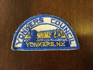 Parche antiguo RARO CP Boy Scout del Consejo Fusionado Yonkers - Imagen 1 de 1