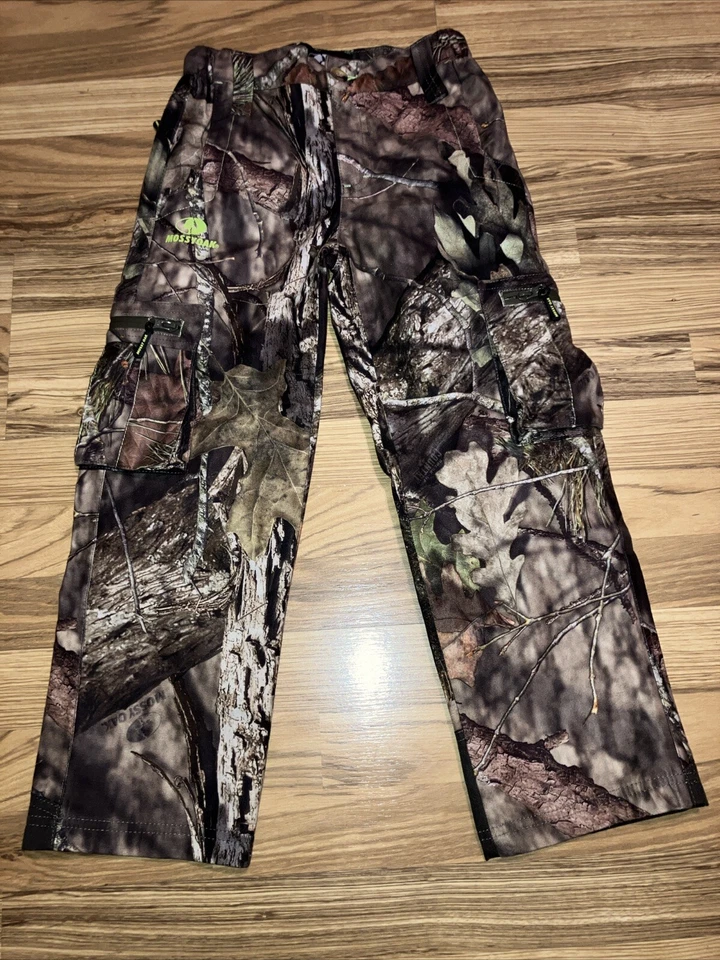 mossy oak Youth Small Hunting Camo pants  Scent Control Water Proof - Image 1 of 4