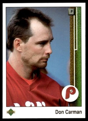 1989 Upper Deck #409 Don Carman Philadelphia Phillies - Image 1 of 2