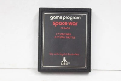 Space War CX-2604 (Atari 2600, 1978) Text Label Varient. Cart Only - Image 1 of 2