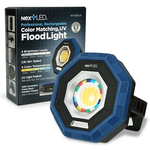 NextLED NT-1010UV CRI 95 LED Work Light, Auto Detailing, Flood, UV Light 3 in 1 - Picture 1 of 8