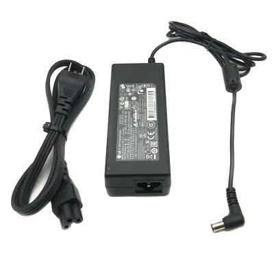 Genuine 65W AC Adapter for LG 22MA33V 22MA53D 23CAV42K 23MA53D Monitor OEM - Image 1 of 4