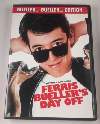 Ferris Bueller's Day Off (DVD) 1986 Matthew Broderick, Alan Ruck TESTED - Image 1 of 4