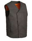 First Manufacturing Men's Motorycle Vest, Jaguar, FIM608