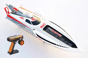 G30H 30CC Gris Fibra de Vidrio 70KM/H Gasolina Carreras ARTR RC Barco con Sistema de Radio - Imagen 1 de 12