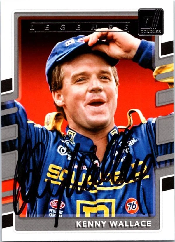 Kenny Wallace signed Trading Card Auto Racing, NASCAR 2018 Donruss Legends #171 - Image 1 of 1