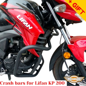For Lifan KP200 Engine guard KP 200 Crash bars Lifan 200cc LF200-10B, Bonus - Picture 1 of 10