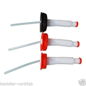 Ausgießer flexibel dicht Hahn für 5, 10, 20, 25, 30, 60 L Kanister DIN 51 61 71 - Bild 1 von 4