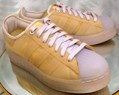 ADIDAS SUPERSTAR JELLY PURPLE TINT SNEAKERS WALKING SHOES US WOMENS SZ 9 - Image 1 of 4