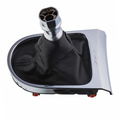 OEM NEW Manual Gear Shift Boot Chrome Sync Trim 15-17 Ford Mustang GR3Z-7277-AA - Image 1 of 4