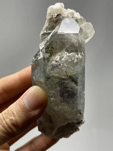 SELTENER 5,3 Unzen Himalaya LEMURISCHER Chlorit Quarz mit Brückenhaufen Samadhi L1 - Bild 1 von 12
