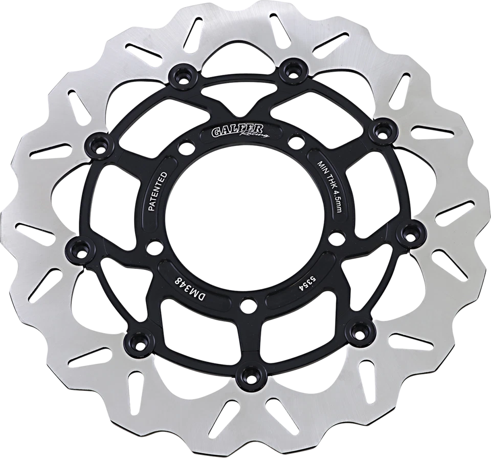 Rotor de onda de freno delantero Galfer - negro - Suzuki DF348CW Foto 1 de 2