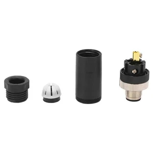 For NMEA 2000 M12 5 Pin Waterproof Male Connector Field Installable IP67 Rating - Picture 1 of 12