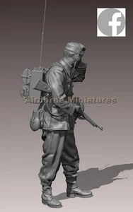Waffen SS rto , m43 feldgrau , 1:9 scale UNASSEMBLED 3d printed resin figure - Picture 1 of 4