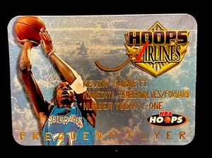 Hoop's Airlines 1997 viajero frecuente #12 Kevin Garnett lámina troquelada - Imagen 1 de 2